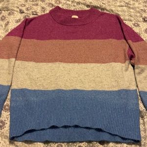 Color block sweater size XS